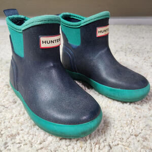 Hunter Original Kids First Classic Rain Boots 10 (A8)